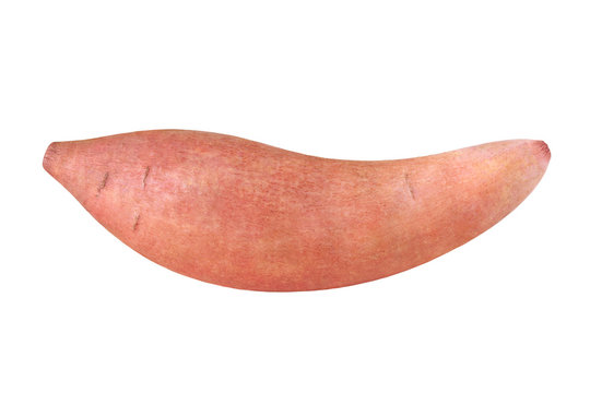 Sweet Potato Isolated On White Background