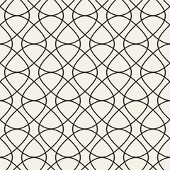 Fototapeta premium Vector Seamless Pattern. Abstract Geometric Background Design. Stylish Lattice Texture 