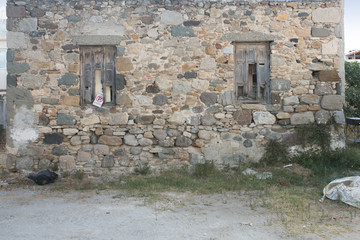 Old greece wall