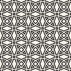 Vector Seamless Pattern. Abstract Geometric Background Design. Stylish Lattice Texture
