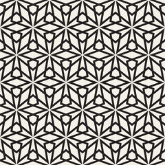 Vector Seamless Pattern. Abstract Geometric Background Design. Stylish Lattice Texture
