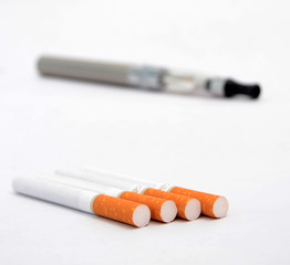  electronic cigarette on white