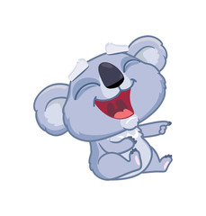 Koala laughs