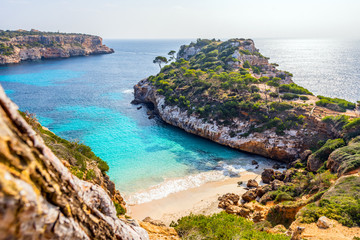 Calo des moro beach, Mallorca - obrazy, fototapety, plakaty
