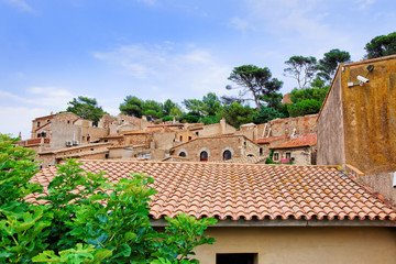 Obraz premium Tossa de Mar Costa Brava at Mediterranean Sea