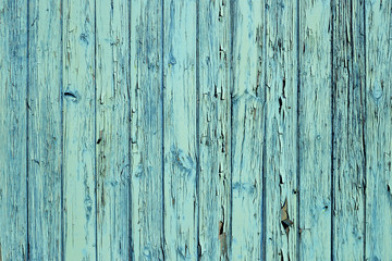 Fototapeta premium The old blue wood texture with natural patterns