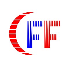 letter FF logo vector