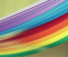 Colorful paper for quilling