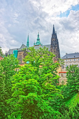 Fototapeta premium St Vitus Cathedral in old Prague