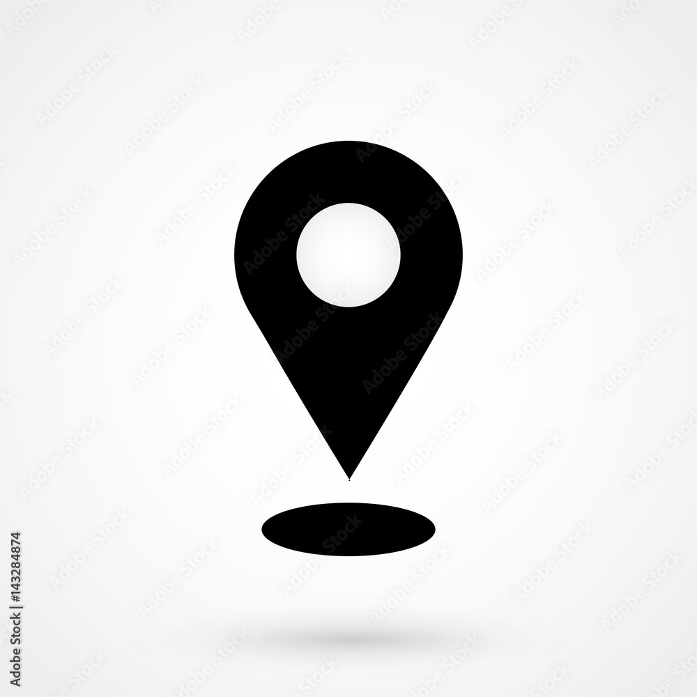 Poster map pointer icon