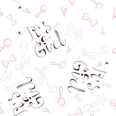 its a girl newborn happy