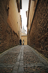 Naklejka premium Streets of Toledo, Spain