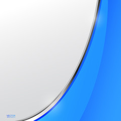 Blue wavy corporate abstract background