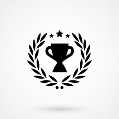 Obraz premium Victory wreath Icon Vector.