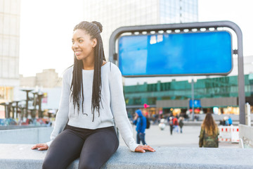 Black girl portrait in Berlin