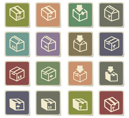 box icon set