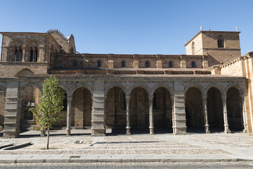 Fototapeta na wymiar Avila (Castilla y Leon, Spain): San Vicente church