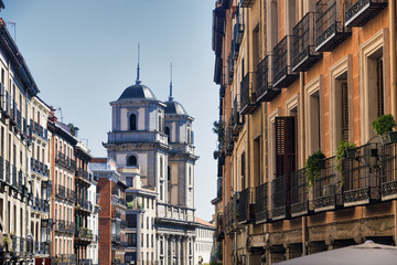 Fototapeta premium Madrid (Spain): a street