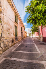 Streets and architecture in Jerez de la Frontera,Spain