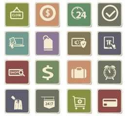 e-commerce icon set