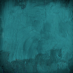 Abstract watercolor hand painted background in blue shades