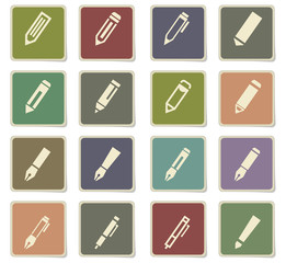 edit icon set