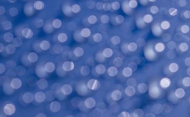 Fundo azul bokeh.