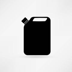 fuel canister. gasoline can vector icon