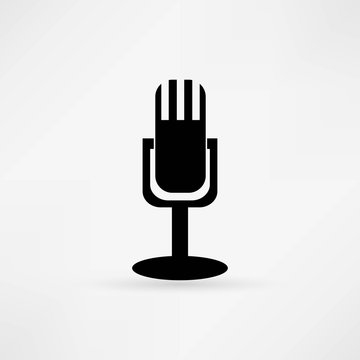 Microphone vector icon