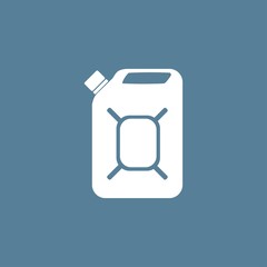 Jerrycan oil. vector icon