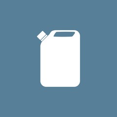 Jerrycan oil. vector icon