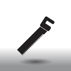 hacksaw icon stock vector illustration flat design