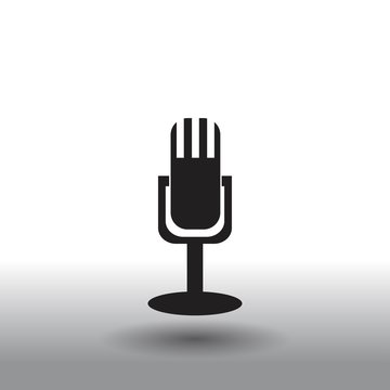 Microphone vector icon