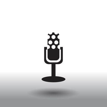 Microphone vector icon