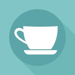 Coffee cup vector icon.