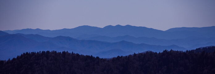 smokey mountains top zoom