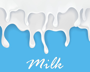 A splash of milk. A useful drink. Liquid. Cow. Natural