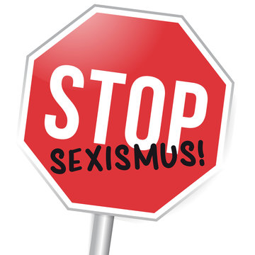 Stop Sexismus - stopschild