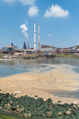 Fototapeta premium pollution in the sea