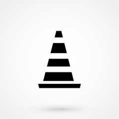 construction cone Icon Vector