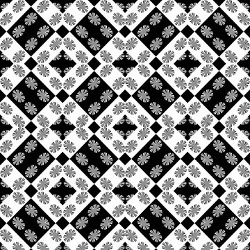 Geometric Modern Baroque Seamless Pattern