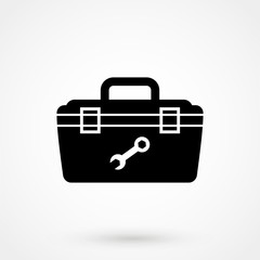 Tools box icons vector