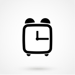 Alarm Clock icon vector icon, Wake up, get up concept