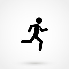 Fototapeta na wymiar Running icon