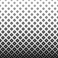 Seamless Square and Circle Pattern. Abstract Black and White Background