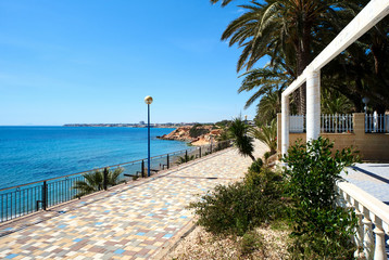 Obraz premium Promenade of Punta Prima. Costa Blanca. Spain