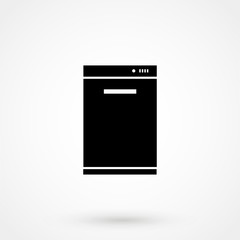 washing machine icon, flat design best vector icon