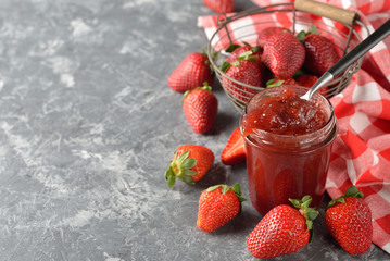 Natural strawberry jam
