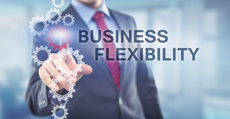 Business Flexibility / Businessman - obrazy, fototapety, plakaty