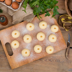 Silesian potato dumplings